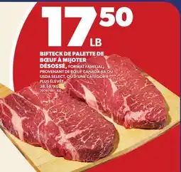 Provigo BIFTECK DE PALETTE DE BŒUF À MIJOTER DÉSOSSÉ offer