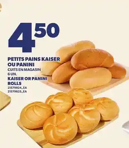 Provigo PETITS PAINS KAISER OU PANINI | KAISER OR PANINI ROLLS, 6 UN offer