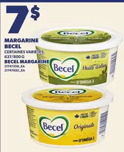 Provigo MARGARINE BECEL | BECEL MARGARINE, 637/800 G offer