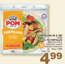 Marches Tradition TORTILLAS POM offer