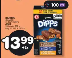Marches Tradition QUAKER CHEWY, DIPPS BARS offer