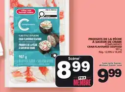 Marches Tradition COMPLIMENTS CRAB-FLAVOURED SEAFOOD offer