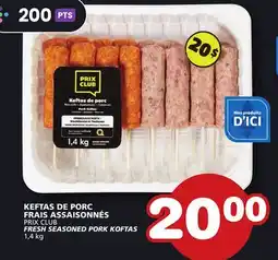Marches Tradition PRIX CLUB FRESH SEASONED PORK KOFTAS offer
