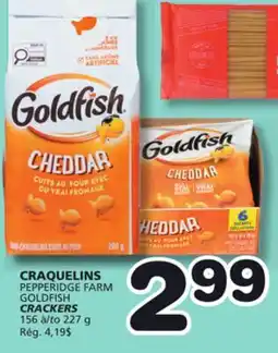 Marches Tradition PEPPERIDGE FARM GOLDFISH CRACKERS offer