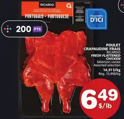 Marches Tradition RICARDO FRESH FLATTENED CHICKEN offer