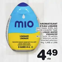 Marches Tradition MIO, TANG, Kool-aid or Country Time LIQUID WATER ENHANCER offer