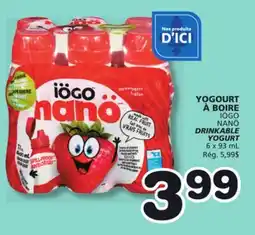Marches Tradition IÖGO NANÖ DRINKABLE YOGURT offer