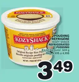 Marches Tradition KOZY SHACK REFRIGERATED PUDDING offer