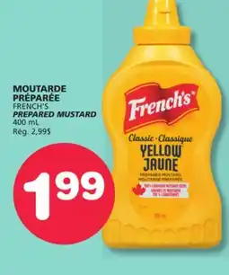 Marches Tradition FRENCH'S PREPARED MUSTARD offer