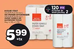 Marches Tradition PAPER TOWELS OR BATHROOM TISSUE offer