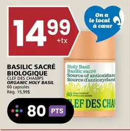 Rachelle-Bery Grocery CLEF DES CHAMPS ORGANIC HOLY BASIL offer