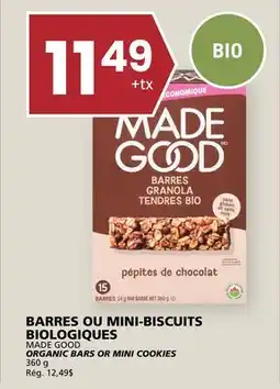 Rachelle-Bery Grocery MADE GOOD ORGANIC BARS OR MINI COOKIES offer