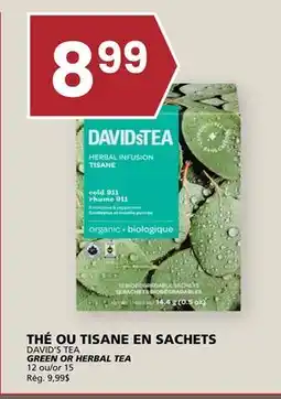 Rachelle-Bery Grocery DAVID'S TEA GREEN OR HERBAL TEA offer