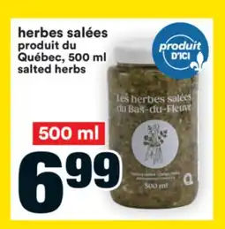 Super C herbes salées produit du Québec offer