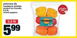 Super C poivrons de couleurs mixtes | mixed peppers offer