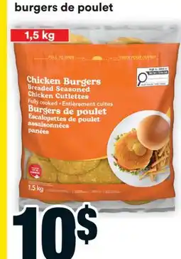 Super C burgers de poulet offer