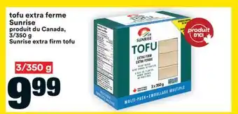 Super C tofu extra ferme Sunrise | Sunrise extra firm tofu offer