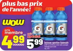 Metro BOISSON SPORTIVE GATORADE | GATORADE BOISSON SPORTIVE offer