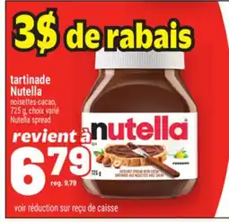 Metro TARTINADE NUTELLA | NUTELLA SPREAD offer