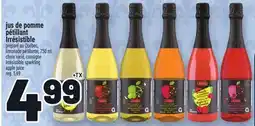 Metro JUS DE POMME PÉTILLANT IRRESISTIBLE | IRRÉSISTIBLE SPARKLING APPLE JUICE offer