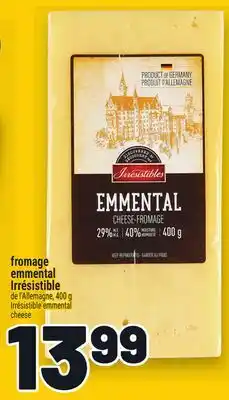 Metro FROMAGE EMMENTAL IRRÉSISTIBLE | IRRÉSISTIBLE EMMENTAL CHEESE offer