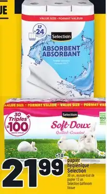 Metro PAPIER HYGIÉNIQUE SELECTION | SELECTION BATHROOM TISSUE offer