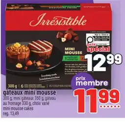 Metro GÂTEAUX MINI MOUSSE | MINI MOUSSE CAKES offer