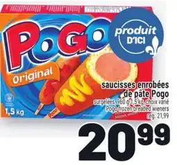 Metro SAUCISSES ENROBÉES DE PÂTE POGO | POGO FROZEN BREADED WIENERS offer