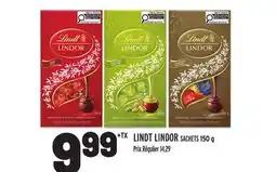 Metro LINDT LINDOR SACHETS offer