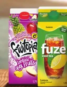 Metro LES BOISSONS FRUITOPIAMD ET THÉS GLACÉS FUZE | EN CARTON DE offer