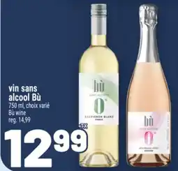 Metro VIN SANS ALCOOL BÙ | BÙ WINE offer