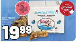 Metro HUÎTRES MALPÈQUE STANDARD | STANDARD MALPEQUE OYSTERS offer