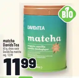 Metro MATCHA DAVIDSTEA | DAVIDSTEA MATCHA offer