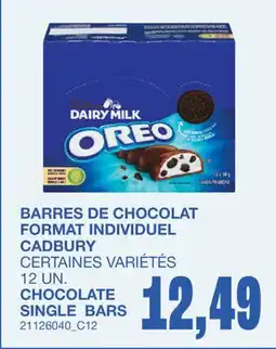 Wholesale Club BARRES DE CHOCOLAT FORMAT INDIVIDUEL, 12 UN offer