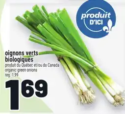 Metro OIGNONS VERTS BIOLOGIQUES | ORGANIC GREEN ONIONS offer