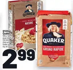 Metro GRUAU QUAKER | QUAKER OATMEAL offer