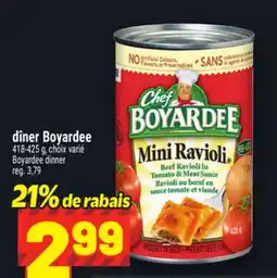 Metro DÎNER BOYARDEE | BOYARDEE DINNER offer