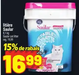 Metro LITIÈRE SAULAR | SAULAR CAT LITTER offer