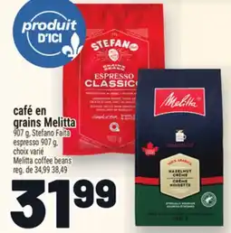Metro CAFÉ EN GRAINS MELITTA | MELITTA COFFEE BEANS offer