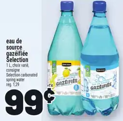 Metro EAU DE SOURCE GAZÉIFIÉE SELECTION | SELECTION CARBONATED SPRING WATER offer