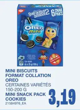 Wholesale Club MINI BISCUITS FORMAT COLLATION OREO offer
