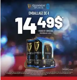 Metro GUINNESS offer