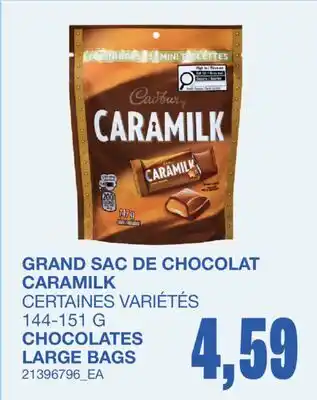Wholesale Club GRAND SAC DE CHOCOLAT CARAMILK offer