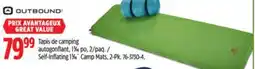 Canadian Tire OUTBOUND Self-Inflating 13⁄16˝ Camp Mats, 2-Pk offer