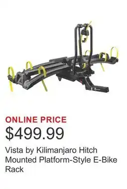 Costco Vista by Kilimanjaro Hitch Mounted Platform-Style E-Bike Rack offer