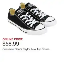 Costco Converse Chuck Taylor Low Top Shoes offer