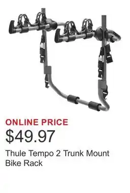 Costco Thule Tempo 2 Trunk Mount Bike Rack offer