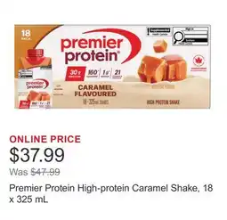 Costco Premier Protein High-protein Caramel Shake offer