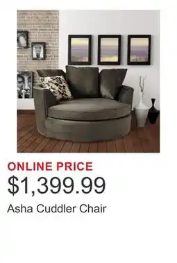 Costco Asha Cuddler Chair offer