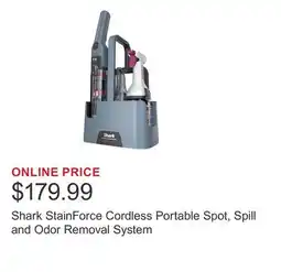 Costco Shark StainForce Cordless Portable Spot, Spill and Odor Removal System offer